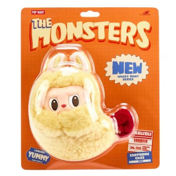 Authentic Pop Mart Labubu The Monsters Wacky Mart Series Earphone Case - Picture 1 of 1